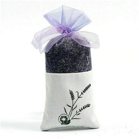 Empty Sachet Bags With Lavender Pattern For Portable Fragrance For