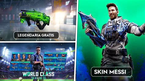 Legendaria Gratis Nuevo Pase Batalla Y Skins De Messi Y Neymar En Cod