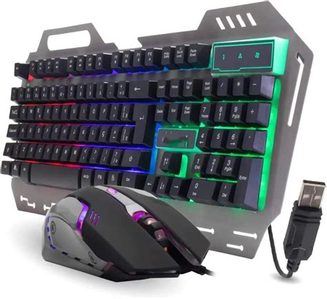 Kp Rgb Led Gamer Kit E Mouse Elegante Desfrutar De Desempenho