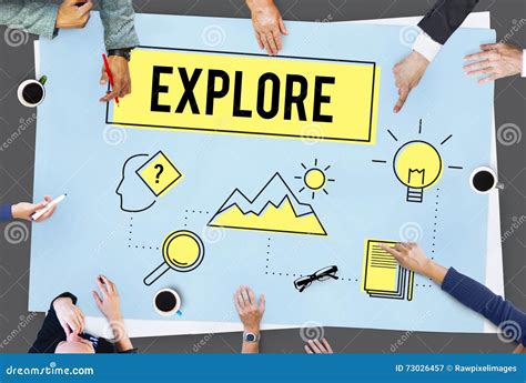 Explore Explorer Research Searching Study Concept Stock Image Image