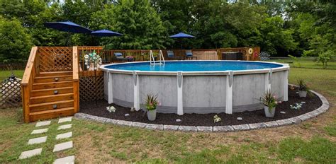 Above Ground Pools Infinity Pool Outdoor Living