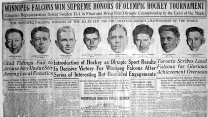 Le hockey a fait ses débuts olympiques aux Jeux d été LNH