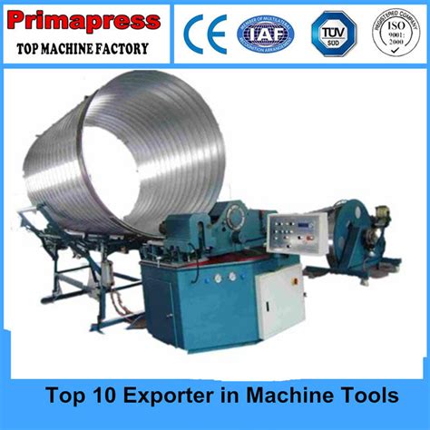 Spiral Tube Forming Machine Various Uses For Hvac Round Air Duct