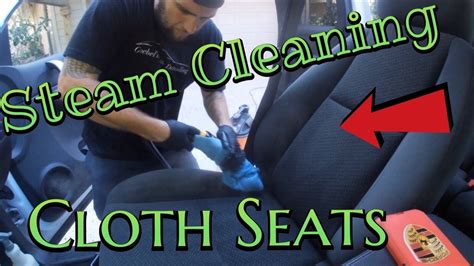 Interior Detail How To Steam Clean Cloth Seats YouTube