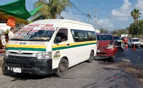 Choque Entre Camioneta Y Combi De La Ruta En Canc N Deja Seis Heridos