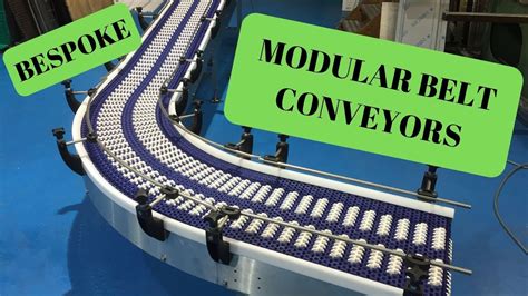 Modular Belt Conveyors Designed Fabricated In The Uk Aug Youtube