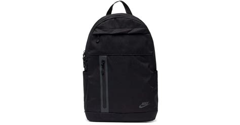 nike logo detail backpack  black lyst uk
