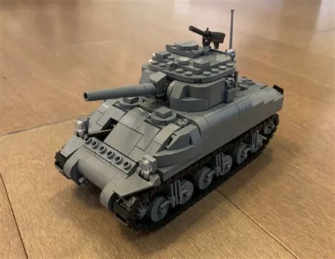 LEGO WWII SHERMAN Tank, American WW2 Custom MOC £77.93 - PicClick UK