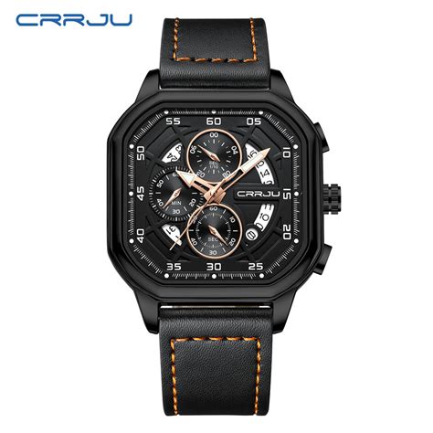 Crrju 2314 Luxury Man Watch High Quality Waterproof Chronograph Luminous Men S Wristwatch