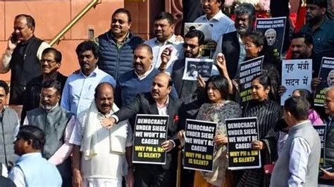 Suspension Of Mps India Bloc To Hold Protest At Jantar Mantar On