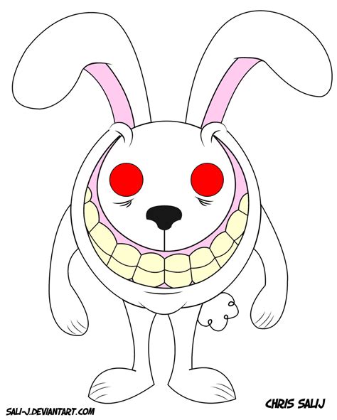 Creepy Bunny By Sali J On Deviantart