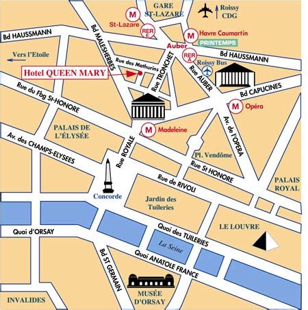 Rue De Faubourg Paris Map Map