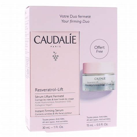 CAUDALIE Coffret Resveratrol Lift sérum liftant fermeté Parapharmacie