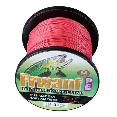 Pe Braid Line 300m 8 Strands Braided Fishing Line Multicolor Super