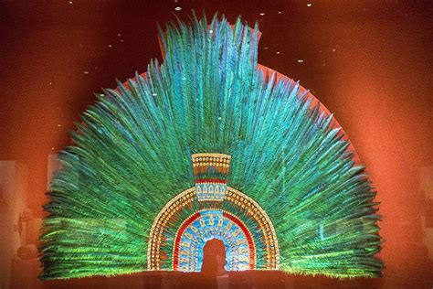 TIL of Moctezuma's headdress, a featherwork crown which tradition holds belonged to Moctezuma II ...