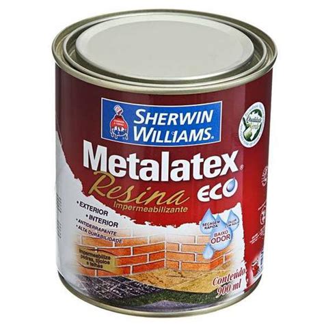 Resina Brilhante Metalatex Eco Sherwin Williams Incolor Ml Tinta