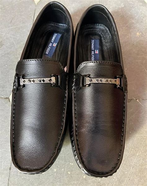 Plain Formal Wear Black PVC Sole Men Leather Loafer Shoes At Rs 350