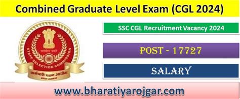 Ssc Cgl Recruitment Notification Out For Post Apply Online