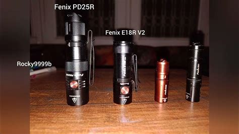 World Smallest Brightest Flashlight Fenixpd25rfenixe18r V2fenixe02rfenixe01 V2shorts