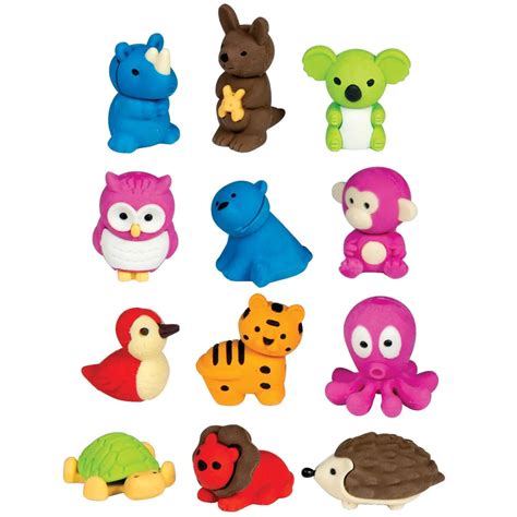 New Eraser Animals Desk Pets 25 Pack