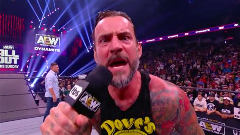 Cm Punk Signs Jon Moxleys Open Contract Aew All Out Main Event Set