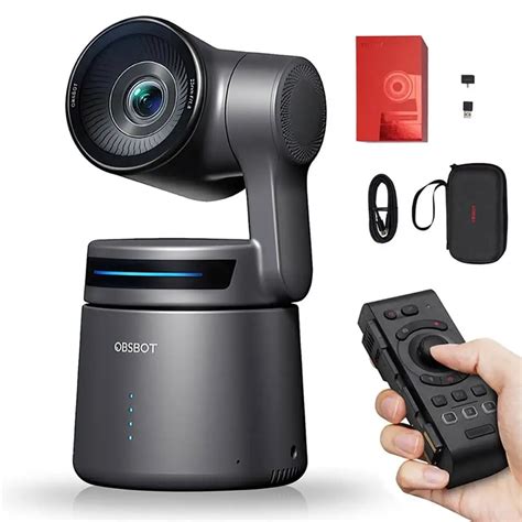 obsbot tail air ai powered  ptz  camera  remote techno