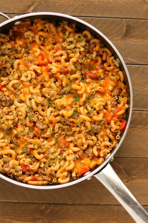 Minutes One Pot Cheeseburger Macaroni Skillet Dinner