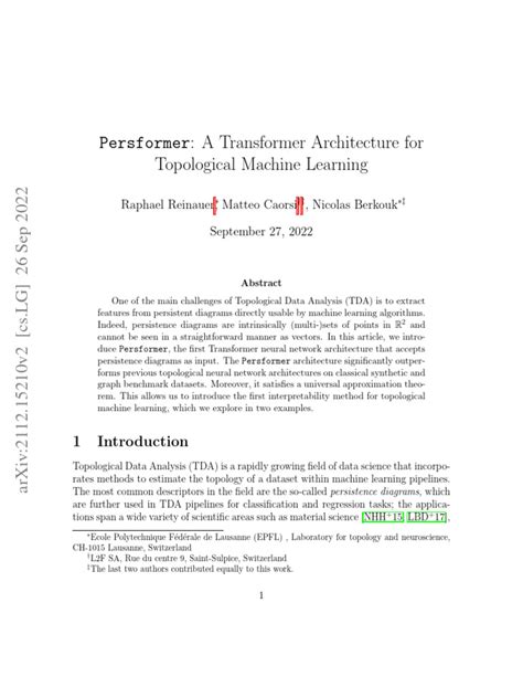 A Transformer Architecture | PDF