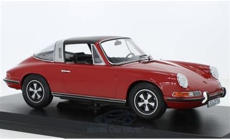 Miniature Porsche 911 1 18 Norev T Targa Rouge 1971 Voiture Miniature Be