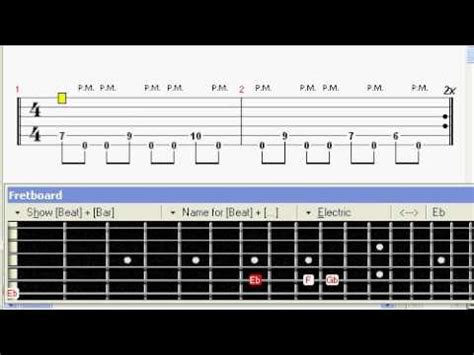 Guitar Riff Tablature Pendekar Tangan Berapi Fiery Hands Warrior By