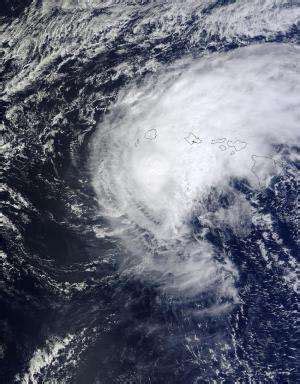 Terra Satellite sees Tropical Storm Ana over Hawaii