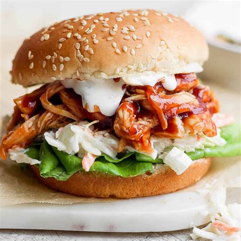 BBQ Chicken Sandwich - The Wooden Skillet