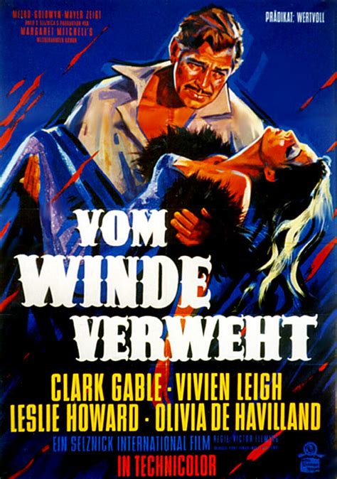 Filmplakat Vom Winde Verweht 1939 Plakat 3 Von 6 Filmposter Archiv