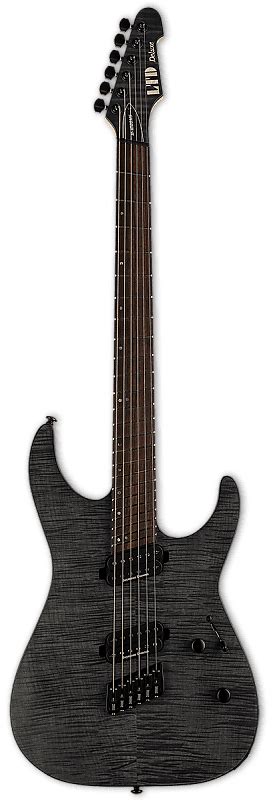 Esp Ltd M 1000 Multi Scale See Thru Black Satin B Stock Reverb