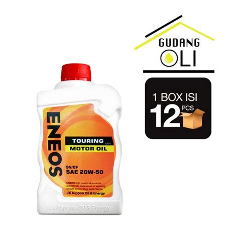 Jual Eneos Motor Oil Touring Asia W Sn Cf L X Pcs Di Lapak