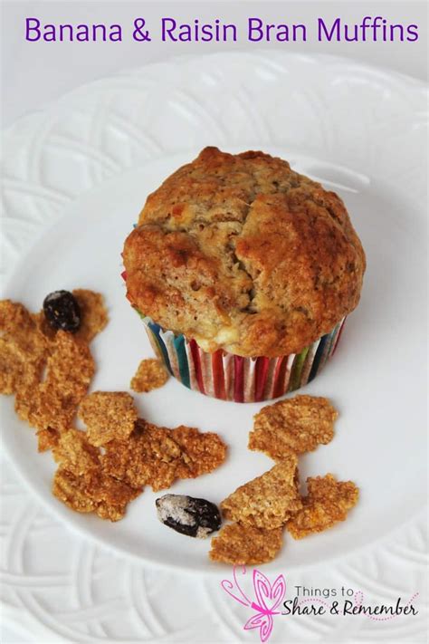 Banana Raisin Bran Muffins Recipe