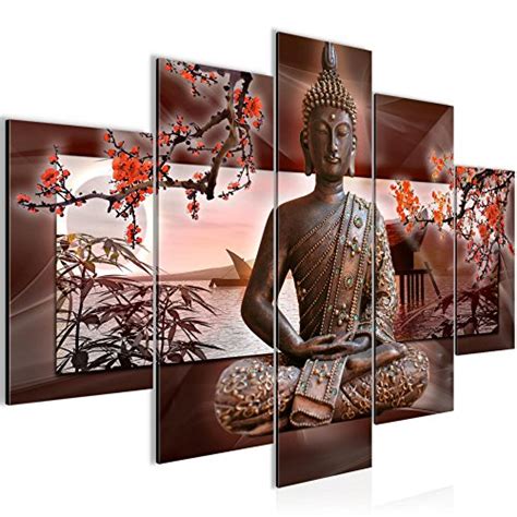 Buddha Feng Shui Bild Kunstdruck Auf Vlies Leinwand F Mirai