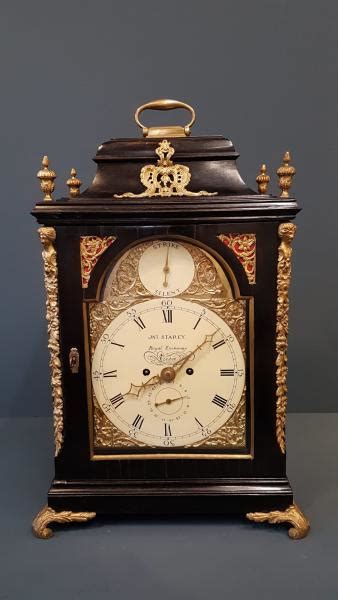 George III Double Fusee Bracket Clock Sturmans Antiques