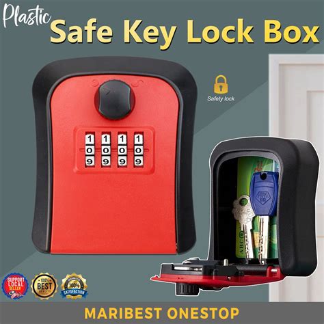 Wall Mounted Security Key Safe Box Password Key Storage Box Key Lock Box Password Safe Key Lock