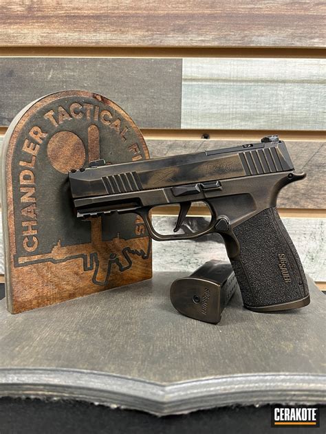 Sig Sauer P365 Cerakoted Using Armor Black And Blackout 47 Off