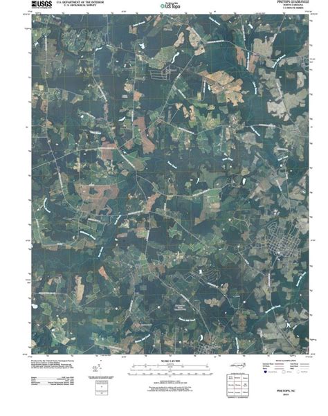 2010 Pinetops NC North Carolina USGS Topographic Map Topographic