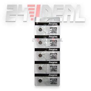 5 PC ENERGIZER 377 376 WATCH BATTERIES SR626SW SR626W EXP 2016 EBay