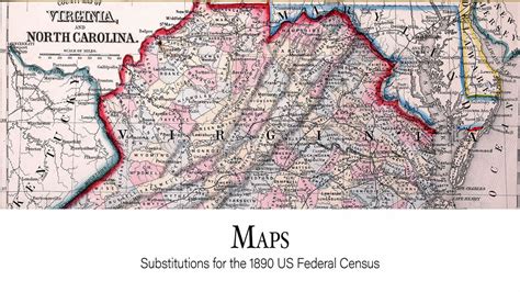 Maps: Substitutes for the 1890 US Federal Census | Ancestral Findings