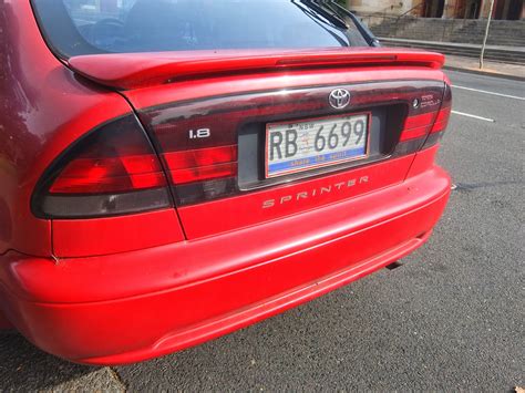 Aussie Old Parked Cars Toyota Corolla Sprinter Door