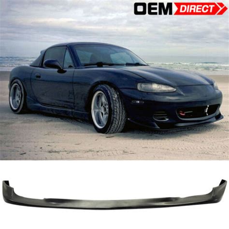 Fits Mazda Miata Mx Gv Style Front Bumper Lip Spoiler Splitter