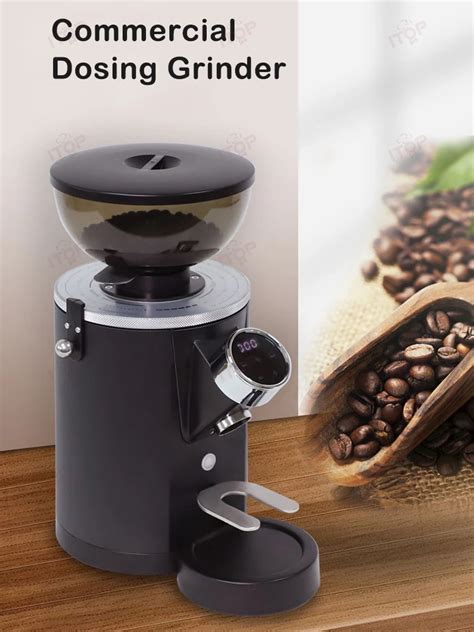 Itop Cg Commercial Dosing Coffee Grinder Mm Stainless Steel Flat