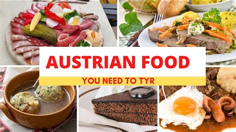 Top Traditional Austrian Foods Austrian Cuisine Youtube