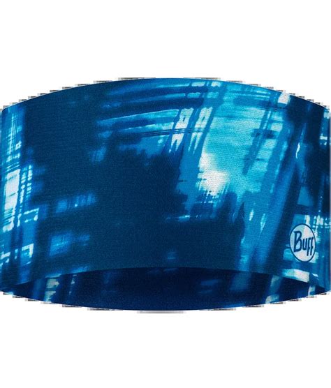 Buff Coolnet Uv Wide Headband Attel Blue Adult Size