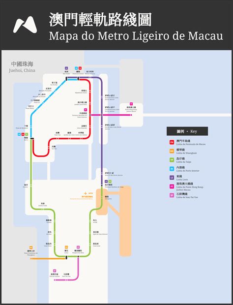 map   macau light rail rmacau