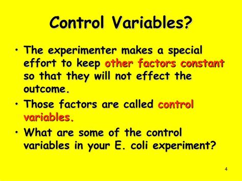 Ppt Scientific Method Controls And Variables Powerpoint Presentation Id 655351